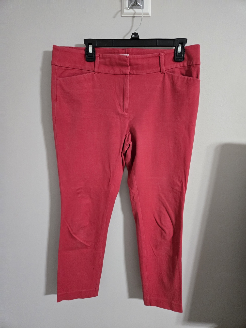 LOFT Coral Slim Leg Pants
